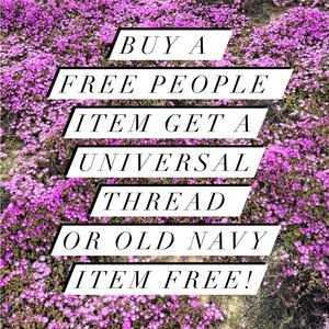 Clearing Closet Deal! Get an Item Free! 💫